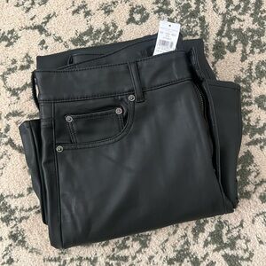 NWT American Eagle Stretch Vegan Leather Pant